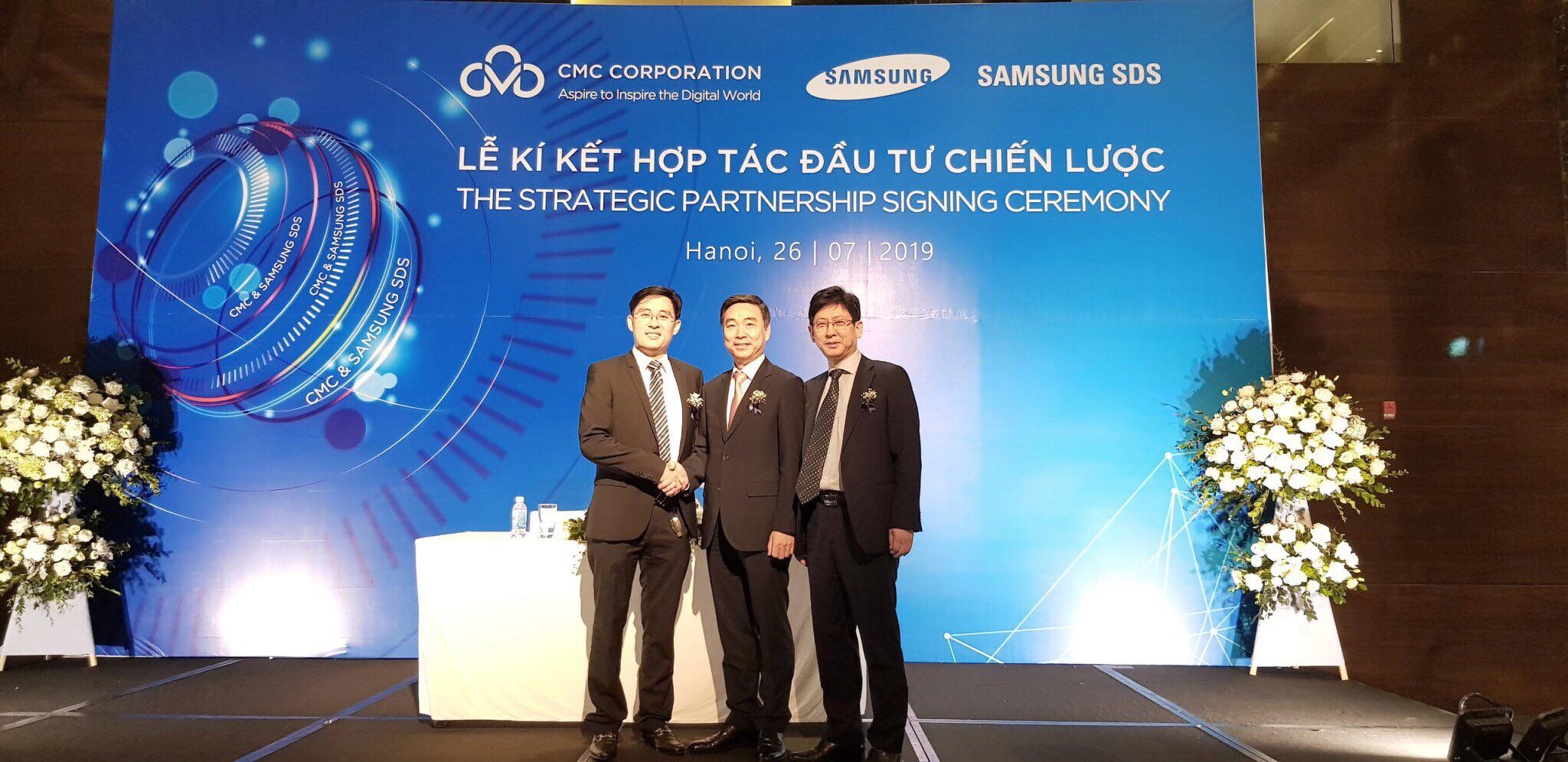 ABF chúc mừng sự hợp tác thành công giữa Tập đoàn công nghệ CMC với Công ty CNTT Samsung SDS